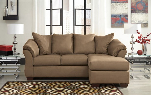 Darcy Chaise Sofa- Mocha