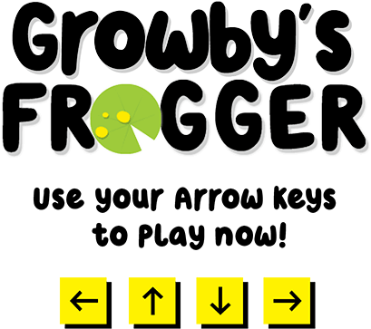 Central Frogger - Use your arrow keys to play.