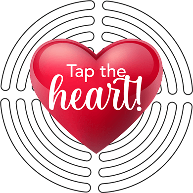 Tap the heart