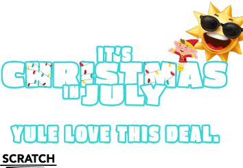 It's Christmas in July! Yule love this deal. Scratch to see if you're a winner!