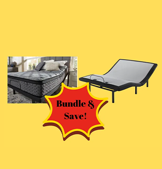 Head-Food Adjustable Queen Base w/ Mattress