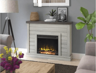 54" Fairfax Oak Fireplace