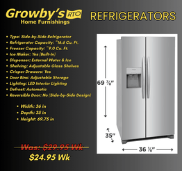 Side by Side Refrigerators